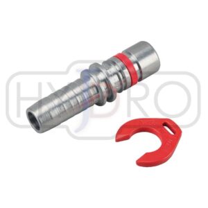 Nypel do węża WEO – prosty, wtyk 1/2″ DN12 fi 16mm, połączenie 1/2” (13.6 mm) + O-ring WEO 1/2″