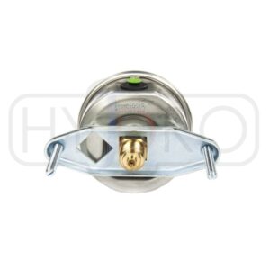 Manometr glicerynowy fi=63 g1/4″ tylny 0-160bar EFA z uchwytem do mocowania