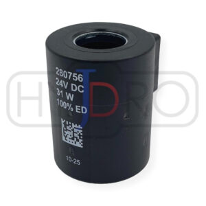 Cewka Bucher 24VDC 31W fi20,75 h=57,3mm DIN 23.1713